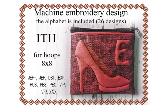 A Designer's Review of the Shoe Letter Zip Bag Embroidery