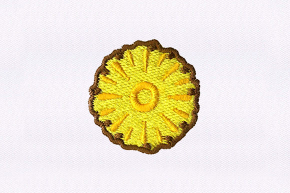 A Fresh Look at the Pineapple Slice Embroidery Design