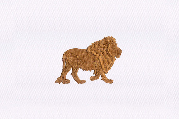 A Gentle Wandering Lion for Your Most Meaningful Embroidery Gifts