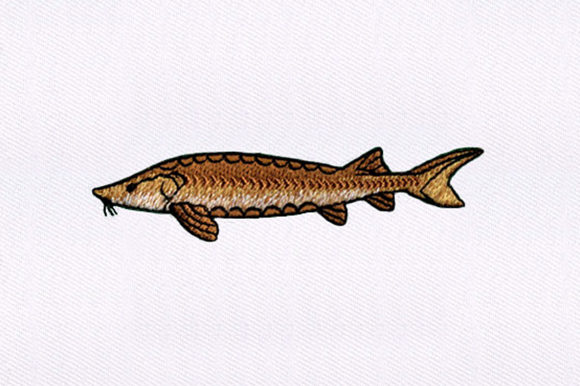 Brown Fish Design: A Versatile Embroidery for Boutique Apparel