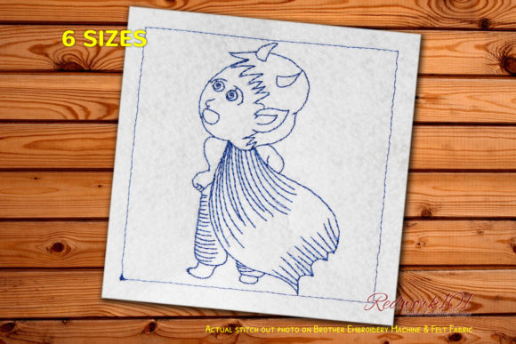 Devil with Cape Bluework: An Embroidery Designer's Review