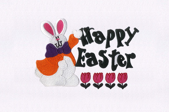 Easter Rabbit Machine Embroidery Design: A Seller's Review