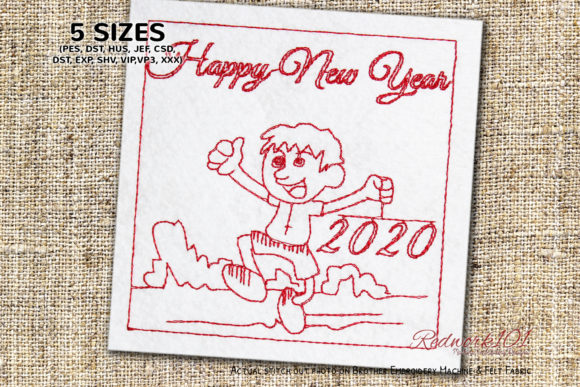 Happy Boy New Year Redwork: A Practical Designer's Review