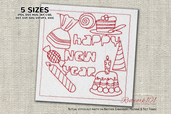 Happy New Year Treats Design Review for Business Use