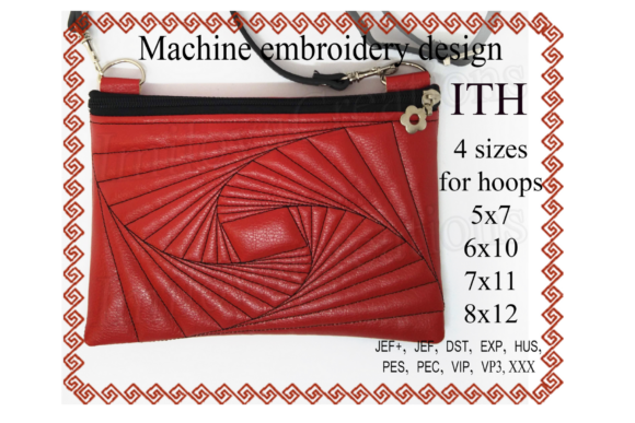 Review: Zippered Bag - in the Hoop Embroidery Design