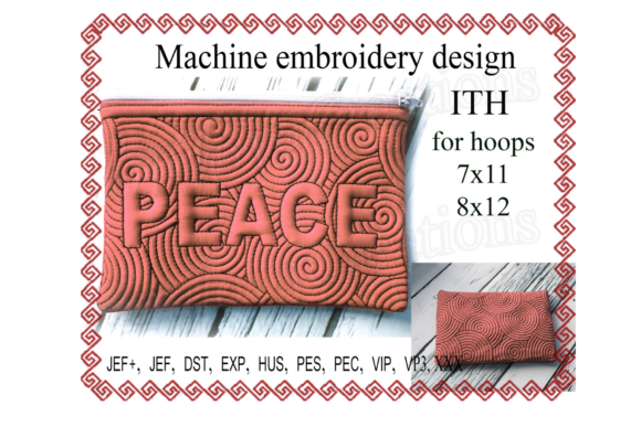 Reviewing the Peace Zip Bag Embroidery Design for Holiday Sales