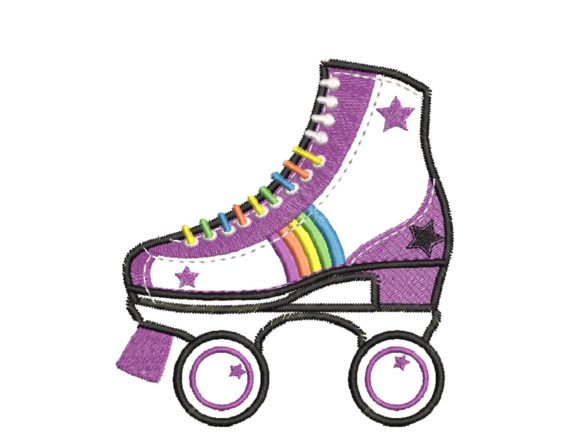 Vintage Roller-Skater Aplique: A Holiday Season Design Review